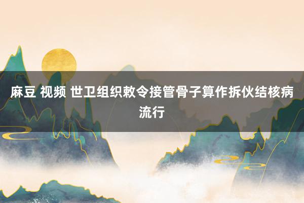 麻豆 视频 世卫组织敕令接管骨子算作拆伙结核病流行