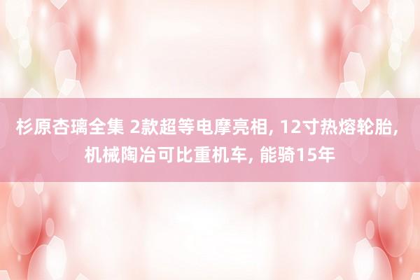 杉原杏璃全集 2款超等电摩亮相, 12寸热熔轮胎, 机械陶冶可比重机车, 能骑15年